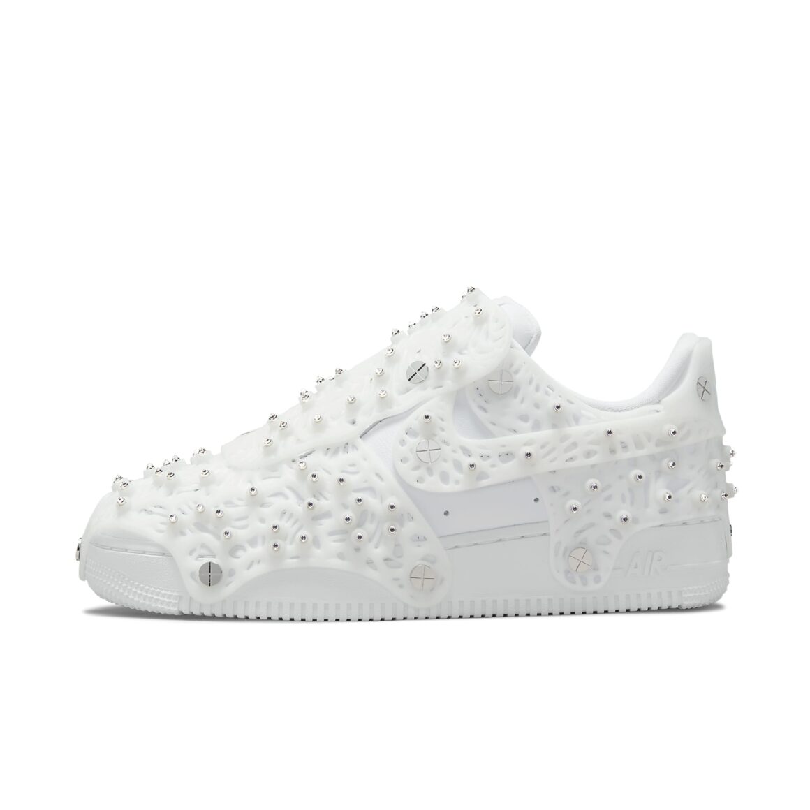 Swarovski x NIke Air Force 1 Low CV7668-100 Lateral