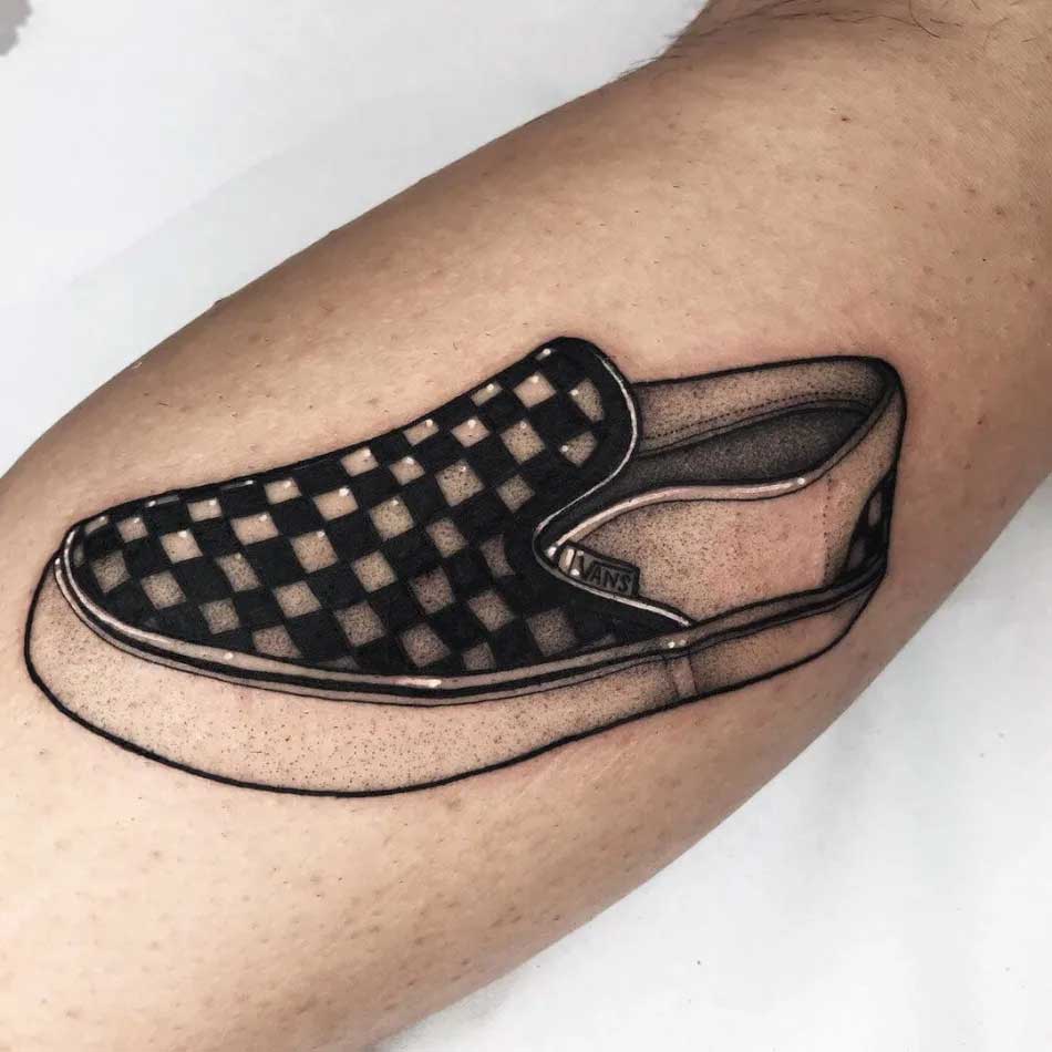 vans slip on tattoo